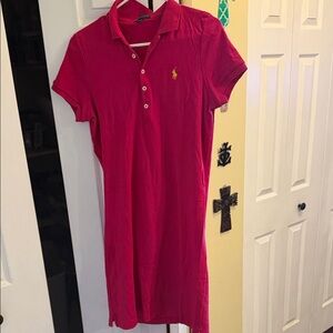 Ralph Lauren Fuchsia Polo Dress